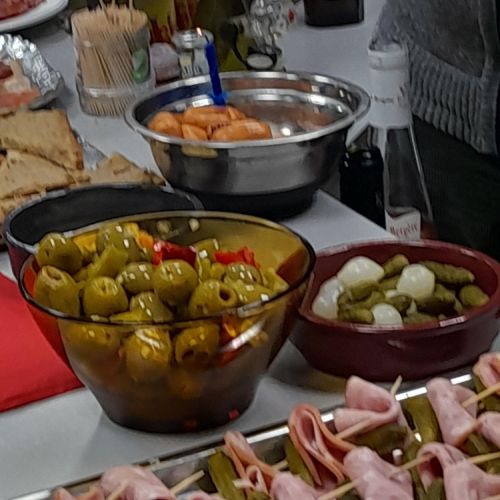 Gros plan sur les olives.