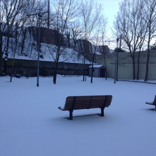 Etonnant ! Personne sur les bancs.