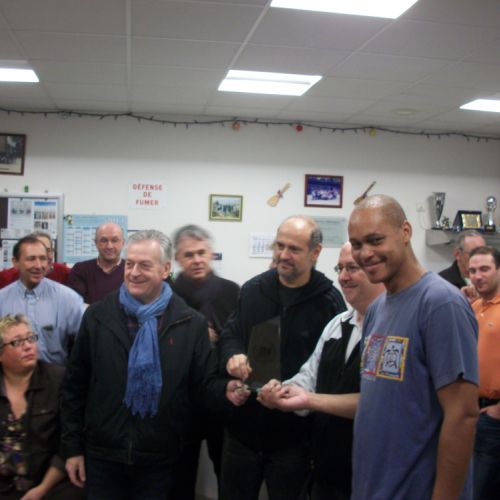 La triplette gagnante menée par Steve.