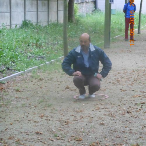 Un des tête-à-tête masculins : Pat au point.