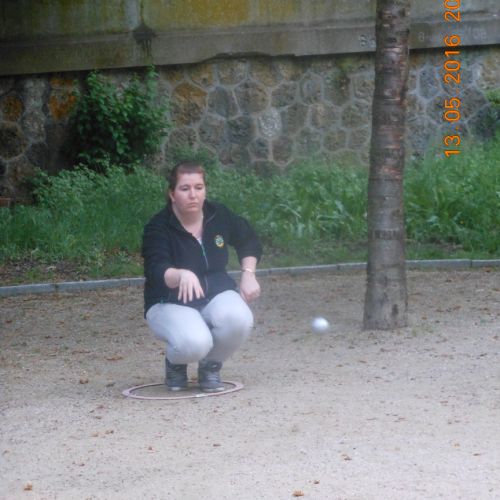 Le tête-à-tête féminines : joueuse de St James.