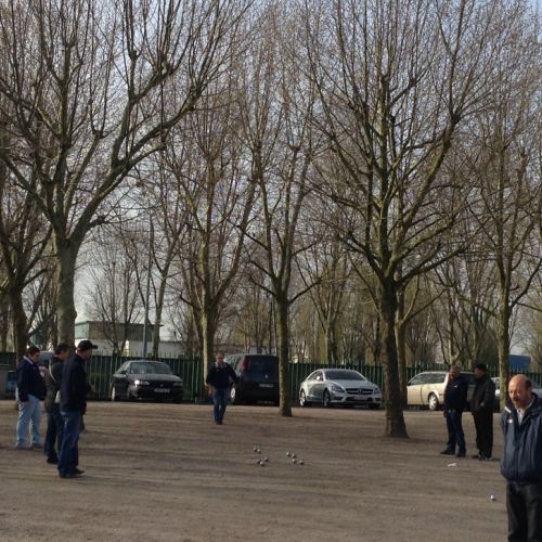 La doublette Patrice-Eric au 1er plan et celle Dominique-Isabelle en arrière-plan.