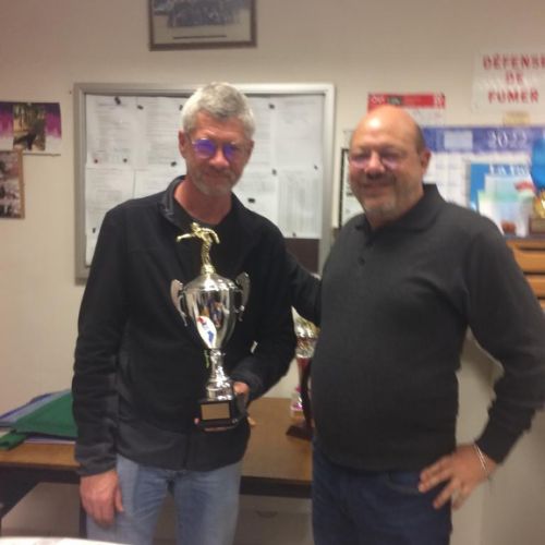 Eric a remporté le Tête-à-Tête Lapeyronie, le 26 mars.
