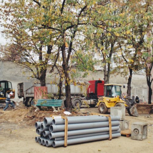 Le chantier.