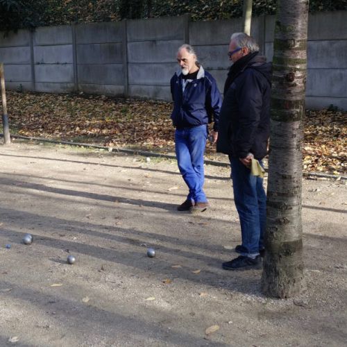 Robert et Dominique en observation.