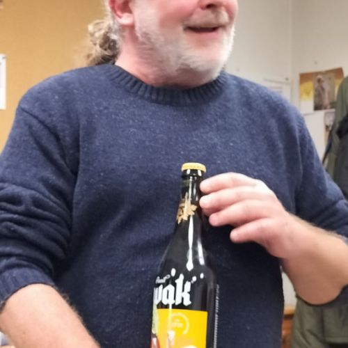 Bruno ne semble pas déçu d'avoir obtenu la cuillère en bois pour le T-à-T Lapeyronnie.