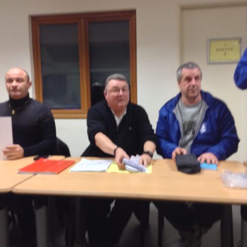 Les représentants de la FFPJP.