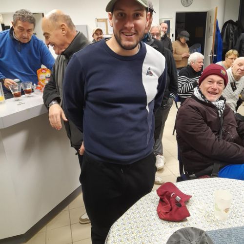 Cédric est 2ème.