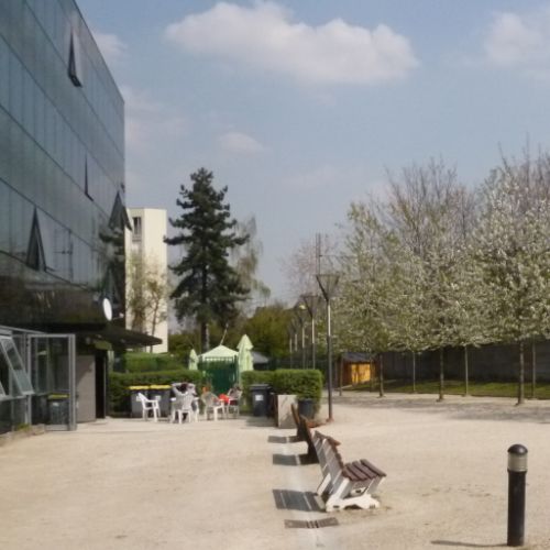vue sur la crèche.