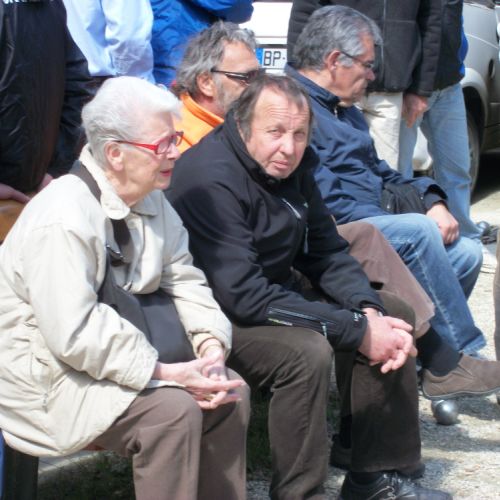 Des spectateurs attentifs : Ghislaine et Jean-Yves.