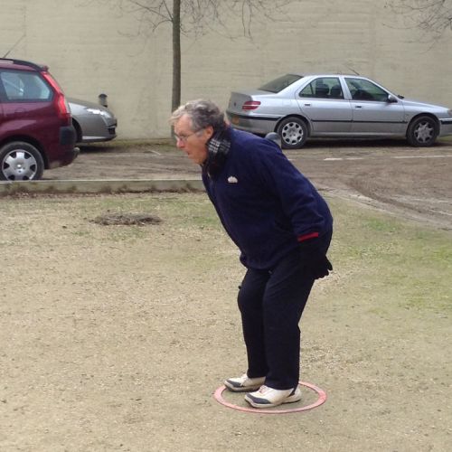 Hervé en pleine action.