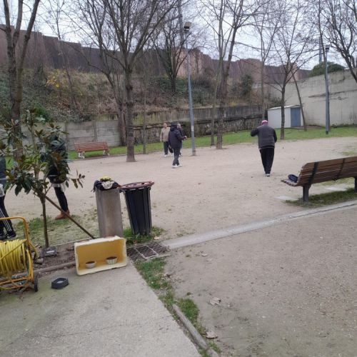 Un peu d'entrainement avant la compétition.