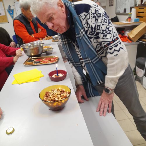 Christian prend son souffle.